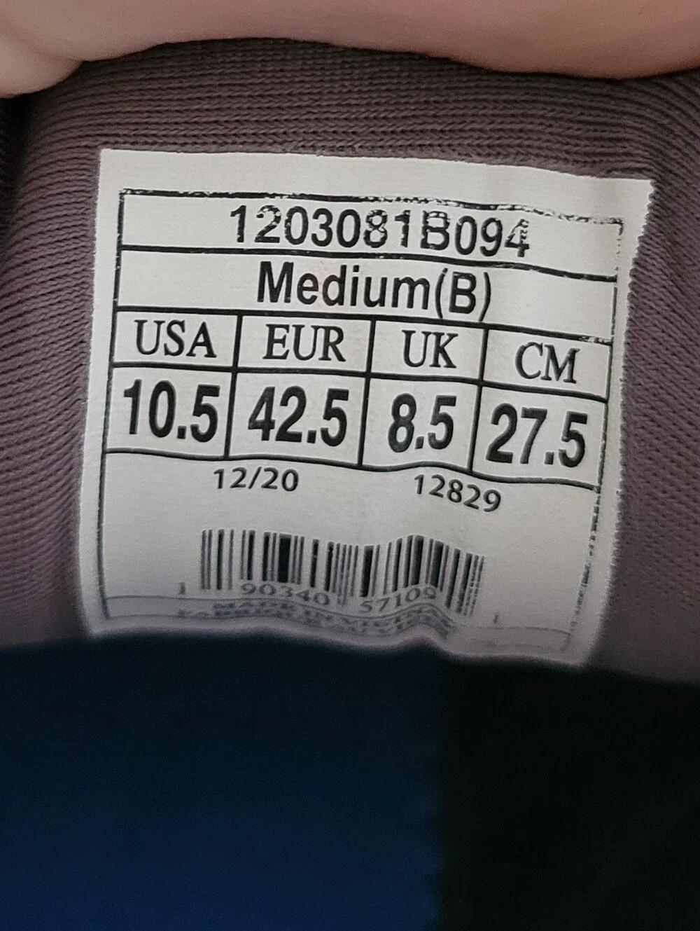 Brooks Addiction Walker Sneaker Women's 10.5B, Grey/Purple